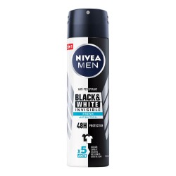 Spray Deodorant Nivea Men Black&White Invisible Fresh, 150 ml, Deodorant Barbati, Deodorant Spray Nivea, Antiperspirant Nivea, Deodorante si Antiperspirante Barbati, Spray Antiperspirant, Ingrijire Corporala, Deodorante Nivea pentru Barbati Spray Deodorant Nivea Men Black&White Invisible Fresh, 150 ml, Deodorant Barbati, Deodorant Spray Nivea, Antiperspirant Nivea, Deodorante si Antiperspirante Barbati, Spray Antiperspirant, Ingrijire Corporala, Deodorante Nivea pentru Barbati