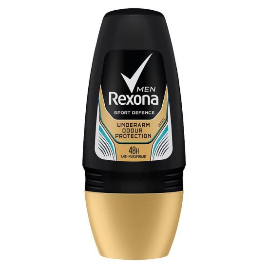 Deodorant Roll-On Rexona Men Sport Defence, 50 ml, Protectie 48 h, Deodorant Roll On Barbati, Deodorant Roll On Rexona, Antiperspirant Barbati Rexona, Deodorante si Antiperspirante Barbati, Ingrijire Corporala, Deodorante Rexona pentru Barbati