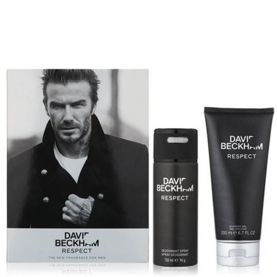 Set Cadou pentru Barbati David Beckham Respect, Deodorant Antiperspirant Spray 150 ml si Gel de Dus 200 ml, Set Ingrijire, Set Cadou pentru Barbati, Cadou Barbati, Set Cadou Ingrijire, Set Cadou Cosmetice pentru Barbati, Set Cadou Barbati
