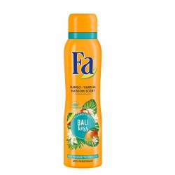 Deodorant Spray Fa Bali Kiss, 150 ml, Protectie Pana la 48h, Parfum de Mango-Vanile si Floare de Cires, Deodorant Femei, Deodorant Spray FA, Antiperspirant Fa, Deodorante si Antiperspirante Femei, Spray Antiperspirant, Ingrijire Corporala