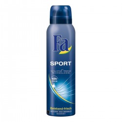 Deodorant Spray Fa Sport Energizing Fresh, 150 ml, Protectie Pana la 48h, Fara Sare de Aluminiu, Deodorant Barbati, Deodorant Spray FA, Antiperspirant Fa, Deodorante Barbati, Spray Antiperspirant, Ingrijire Corporala, Deodorante Fa pentru Barbati