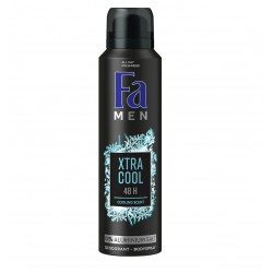 Deodorant Spray Fa Men Xtra Cool, 150 ml, Protectie Pana la 48h, Fara Sare de Aluminiu, Deodorant Barbati, Deodorant Spray FA, Antiperspirant Fa, Deodorante  Barbati, Spray Antiperspirant, Ingrijire Corporala, Deodorante Fa pentru Barbati