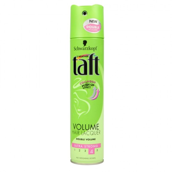 Fixativ Taft Volume Collagen Ultra Strong 4, 250 ml, pentru Par Voluminos, Fixativ cu Colagen pentru Par, Produse pentru Par, Fixative Profesionale, Spray Fixativ Profesional, Spray Fixativ Taft, Spray-uri Fixative, Produse pentru Styling