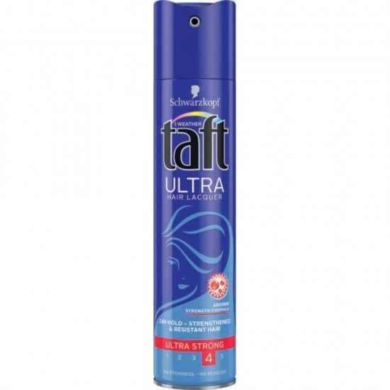 Fixativ Taft Ultra Strong 4, 250 ml, cu Arginina, Fixativ Ingrijire Par, Produse pentru Par, Fixative Profesionale, Spray Fixativ Profesional, Spray Fixativ Taft, Spray-uri Fixative, Produse pentru Styling