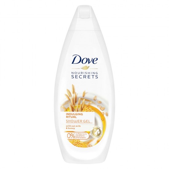 Gel de Dus Dove Nourishing Secrets Indulging Ritual, 500 ml, cu Lapte de Ovaz si Miere, Gel de Dus Hidratant, Gel de Dus Unisex, Gel de Corp, Gel pentru Dus, Gel de Dus Dove, Gel pentru Dus Dove, Gel de Dus cu Miere