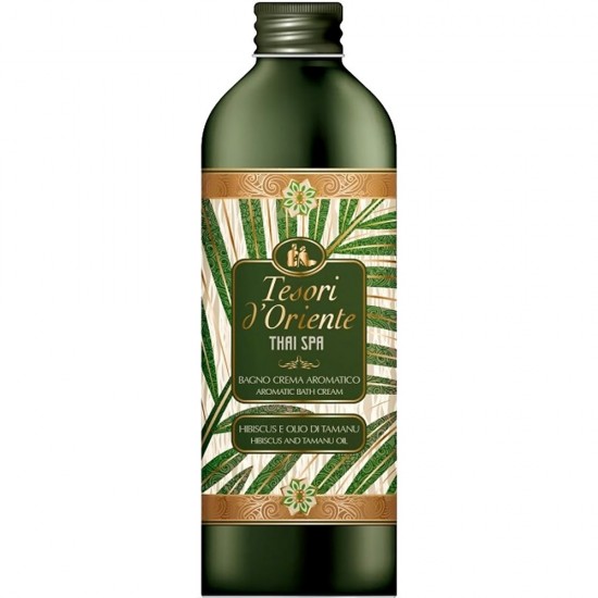 Gel de Dus Crema Tesori d'Oriente Thai Spa, 500 ml, Unisex, cu Ulei de Hibiscus si Tamanu, Gel de Dus Hidratant, Gel de Dus Pentru Femei, Gel de Corp, Gel de Dus Pentru Barbati , Gel de Dus Crema, Gel pentru Dus Crema, Gel de Dus Unisex