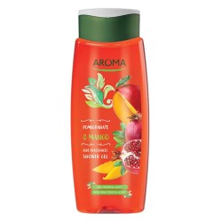 Gel de Dus AROMA Pomegranate & Mango, 400 ml, Gel de Dus, Geluri de Dus, Gel de Dus AROMA, Gel de Dus pentru Corp, Gel de Dus Hidratant, Gel pentru Dus, Produse Ingrijire Corp, Cosmetica pentru Corp, Geluri de Dus Aroma