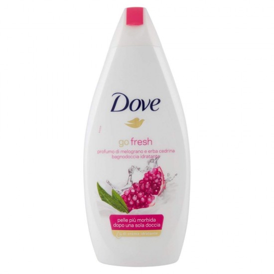 Gel de Dus Dove Go Fresh, 500 ml, cu Parfum de Rodie si Verbena, Gel de Dus Hidratant, Gel de Dus Unisex, Gel de Corp, Gel pentru Dus, Gel de Dus Dove, Gel pentru Dus Dove, Gel de Dus cu Rodie