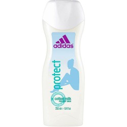 Gel de Dus ADIDAS Women Protect, 250 ml, cu Lapte de Bumbac, Gel de Dus pentru Femei, Geluri Dus pentru Femei, Geluri de Dus ADIDAS, Gel pentru Dus, Produse Ingrijire Corp, Produse Igiena Corp, Cosmetice pentru Corp