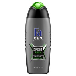 Gel de Dus 3 in 1, Fa Men Xtreme Sport, Formula Vegana, 400 ml, Gel de Dus, Gel de Dus Barbatesc, Gel 3 in 1, Gel de Corp