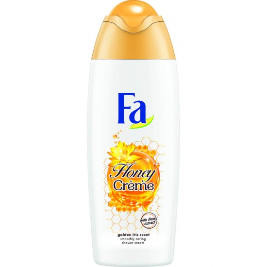 Gel de Dus FA Honey & Creme,  400 ml, Parfum de Iris, Formula Vegana, Gel de Dus FA, Gel de Dus cu Parfum, Gel de Dus Amazonia Spirit, Gel de Dus Vegan, Gel de Dus Natural