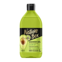 Gel de Dus NATURE BOX Passion Avocado Oil, 385 ml, Ulei Presat la Rece din Avocado, Geluri de Dus NATURE BOX, Gel de Dus cu Extracte Naturale, Gel de Dus Fara Parabeni, Geluri de Dus Hidratante, Geluri de Dus cu Ingrediente Naturale
