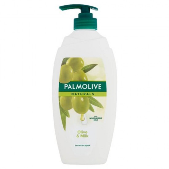 Gel de Dus PALMOLIVE Naturals Olive and Milk, 750 ml, cu Pompita, Extract de Lapte si Masline, Gel de Dus Hidratant, Geluri Dus pentru Hidratare cu Pompita, Geluri de Dus Palmolive, Gel pentru Dus cu Pompita, Produse Ingrijire Corp, Produse Igiena Corp