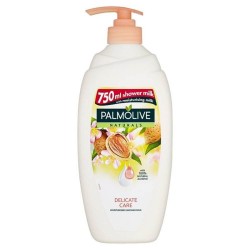 Gel de Dus PALMOLIVE Naturals Almond and Milk, 750 ml, cu Pompita,  Lapte de Migdale, Gel de Dus Hidratant, Geluri Dus pentru Hidratare cu Pompita, Geluri de Dus Palmolive, Gel pentru Dus cu Pompita, Produse Ingrijire Corp, Produse Igiena Corp