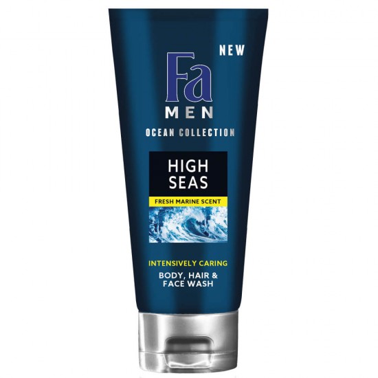 Gel de Dus FA High Seas Men, Parfum Marin Fresh, 200 ml, Gel de Dus, Gel de Dus Barbati, Gel de Dus pentru Barbati, Gel de Dus High Seas Men
