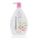 Gel de Dus DERMOMED cu Parfum de Piersici, 1 L, Gel de Dus Hidratant, Gel de Dus Unisex, Gel de Corp, Gel de Dus cu Pompita