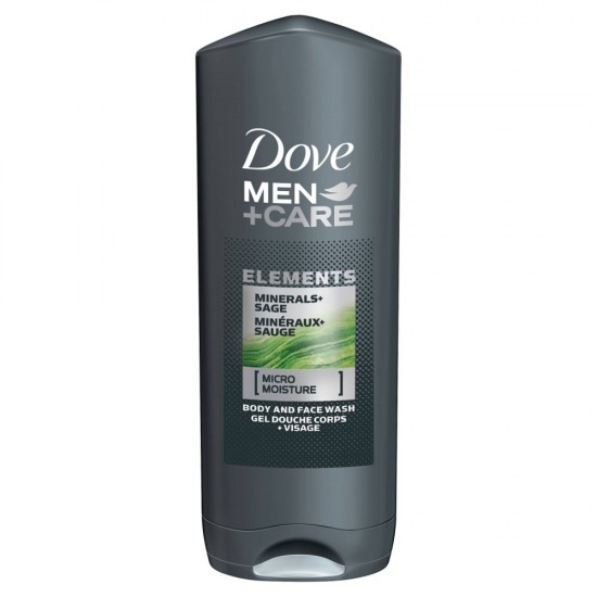 Gel de Dus DOVE Men + Care Minerals Sage,  250 ml, Gel de Dus, Gel de Dus Dove, Dove Men, Gel de dus Dove Men, Gel de Dus Barbati, Produse Ingrijire Personala