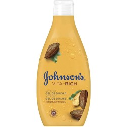 Gel de Dus JOHNSONS Vita Rich, 750 ml, cu Extract de Cacao, Gel de Dus, Gel de Corp, Gel de Dus pentru Corp, Gel de Dus Hidratant, Gel pentru Dus, Produse Ingrijire Corp, Produse Igiena Corp, Cosmetice pentru Corp
