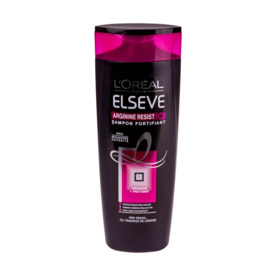 Sampon LOREAL Elseve Men Argine Resist, 250 ml, Pentru Par Subtire si Degradat, Regenerant si Anticadere, Sampon pentru Barbati, Sampon Barbati, Sampon Gama Masculina, Sampon Regenerare Par Barbati, Sampon pentru Par Subtire Barbati, Sampon Men