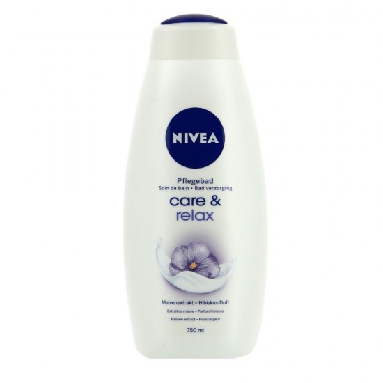 Gel de Dus NIVEA Care & Relax, Cantitate 750 ml, Parfum de Floare de Hibiscus, Gel de Dus Nivea, Gel de Dus Parfum Deosebit, Gel de Dus Revigorant, Geluri de Dus Parfumate, Geluri de Dus Hidratante, Gel de Dus Energizant, Geluri de Dus Nivea