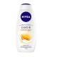 Gel de Dus NIVEA Care & Orange, 750 ml, Cu Extract de Lapte de Bambus si Portocale, Gel de Dus Nivea, Gel de Dus Parfum Deosebit, Gel de Dus Revigorant, Geluri de Dus Parfumate, Geluri de Dus Hidratante, Gel de Dus Energizant, Geluri de Dus Nivea
