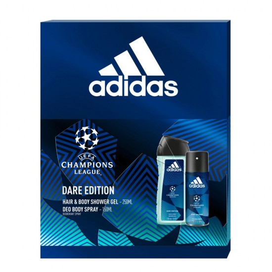 Set 2 Produse Adidas Dare Edition, Deodorant Spray 150 ml, Gel de Dus 250 ml, Set Adidas, Gel de Dus Adidas, Deodorant Adidas, Set Cadou, Set Cadou Adidas