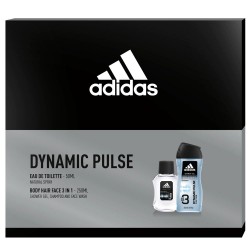 Set 2 Produse Adidas Dynamic Pulse, Apa de Toaleta 50 ml, Gel de Dus 250 ml, Set Adidas, Gel de Dus Adidas, Apa de Toaleta Adidas, Set Cadou, Set Cadou Adidas