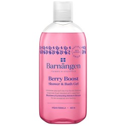 Gel de Dus BARNANGEN Berry Boost 400 ml, Fructe de Padure, Vegan, Gel de Dus Vegan, Gel de Dus pentru Corp, Geluri de Dus pentru Femei, Gel de Dus Parfumat, Geluri pentru Dus, Gel de Dus Dama
