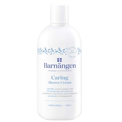 Crema de Dus BARNANGEN Caring 400 ml, Piele Normala, Vegan, Crema pentru Dus Vegana, Lotiune pentru Dus, Emulsie Vegana pentru Dus, Crema de Dus pentru Femei, Geluri pentru Dus, Gel de Dus Dama, Creme pentru Dus