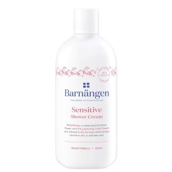 Crema Dus BARNANGEN Sensitive 400 ml, Piele Sensibila, Vegan, Crema pentru Dus Vegana, Lotiune pentru Dus, Emulsie Vegana pentru Dus, Crema de Dus pentru Femei, Geluri pentru Dus, Gel de Dus Dama, Creme pentru Dus
