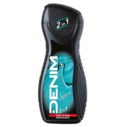 Gel de Dus 2 in 1 Par si Corp pentru Barbati DENIM Sport, Regenerant si Tonifiant, 250 ml, Gel de Dus Regenerant, Gel de Dus Tonifiant, Gel de Dus Barbati, Gel de Dus 2 in 1, Gel de Dus Regenerant pentru Barbati, Gel de Dus 2 in 1 pentru Barbati