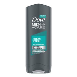 Gel de Dus DOVE Men Ocean Fresh, 250 ml, Gel de Dus pentru Barbati, Gel de Dus pentru Curatare, Gel de Dus pentru Hidratare, Gel de Dus Hidratant pentru Barbati, Gel de Dus Hranitor pentru Barbati, Geluri de Dus Hidratante Dove