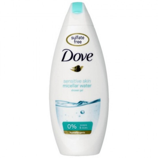 Gel de Dus, DOVE Sensitive Micellar Water, 250 ml, Pentru Piele Sensibila, Gel de Dus, Geluri de Dus, Dove Gel de Dus, Gel de dus Femei, Ingrijire Corporala