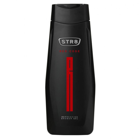 Gel de Dus, STR8 Red Code, Pentru Barbati, 400 ml, Gel de Dus Barbatesc, Gel de Dus STR8 Red Code, Gel de Dus Hidratant, Gel de Dus Parfumat, Gel de Dus 400 ml, Geluri de Dus Barbatesti