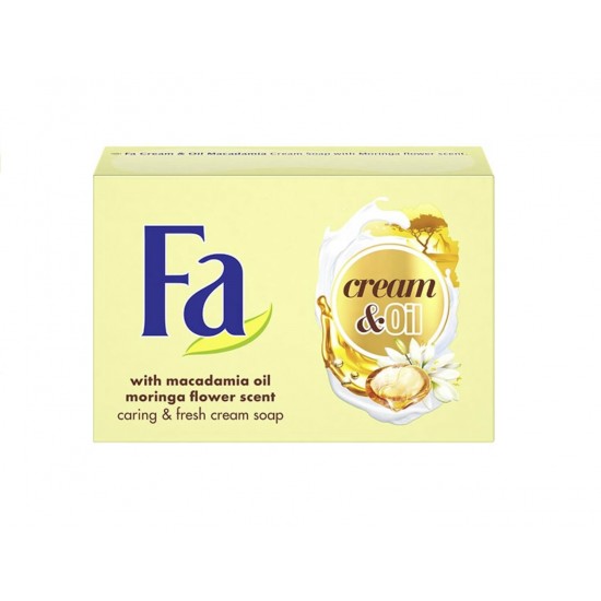 Sapun Solid FA Cream & Oil, Floare de Moringa, 90 g, Sapun pentru Maini, Sapun Solid pentru Maini, Sapun pentru Piele Normala, Sapun Solid Hidratant, Sapun Solid pentru Curatare, Sapun Hidratant pentru Corp