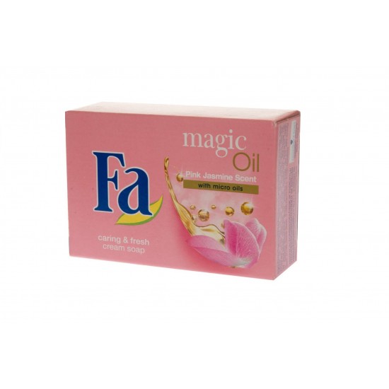 Sapun Solid FA Pink Jasmin, Flori de Iasomie, 90 g, Sapun pentru Maini, Sapun Solid pentru Maini, Sapun pentru Piele Normala, Sapun Solid Hidratant, Sapun Solid pentru Curatare, Sapun Hidratant pentru Corp
