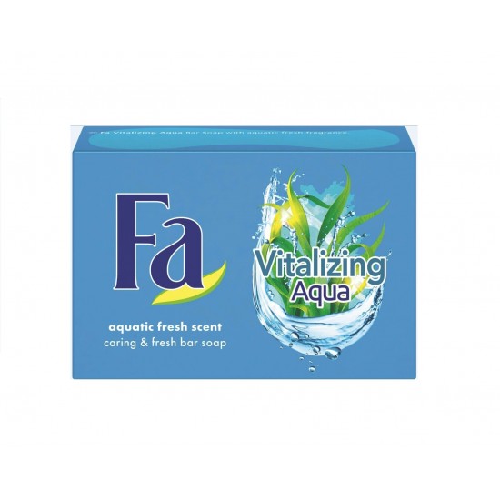 Sapun Solid FA Vitalizing Aqua, Acvatic, 90 g, Sapun pentru Maini, Sapun Solid pentru Maini, Sapun pentru Piele Normala, Sapun Solid Hidratant, Sapun Solid pentru Curatare, Sapun Hidratant pentru Corp