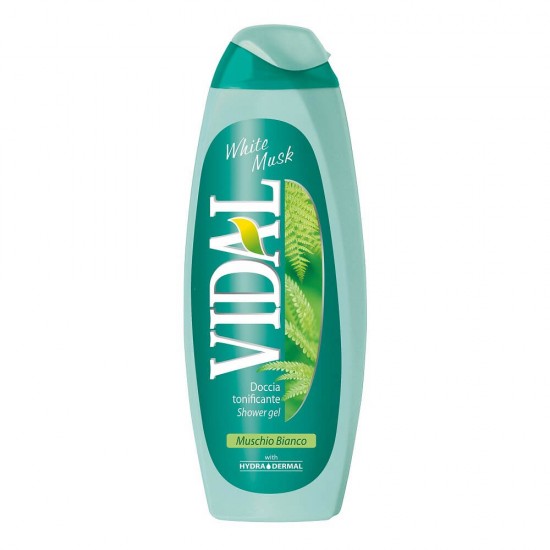 Gel de Dus VIDAL White Musk, 500ml, Gel de Dus pentru Femei, Crema de Dus, Gel de Dus Crema, Crema pentru Dus, Gel Lichid pentru Dus, Crema de Dus Hidratanta, Gel de Dus Hranitor, Crema Hranitoare pentru Dus, Gel Hidratant pentru Dus