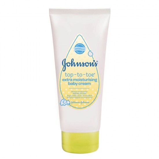 Crema de Corp Johnson's Baby Top to Toe, 100 ml, Crema Hidratanta de Corp Johnson's,  Crema Hidratanta Speciala pentru Bebelusi, Produse Ingrijire Bebelusi, Johnson's Baby Creme de Corp Bebelusi, Cosmetice Bebe si Copii