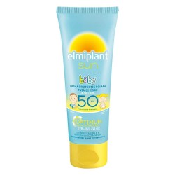 Crema de Fata si Corp cu Protectie Solara ELMIPLANT Sun Baby, 50 SPF, 75ml, Crema cu SPF pentru Copii, Lotiune pentru Copii cu Protectie Solara, Crema Protectie Solara pentru Copii, Crema SPF50 Copii,Crema Copii cu SPF, Crema SPF50 pentru Copii Elmiplant