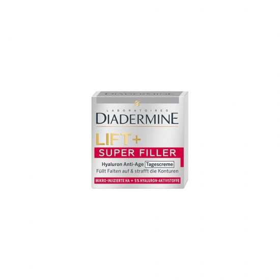 Crema de Zi pentru Ten DIADERMINE, Lift + Superfiller, 50 ml, Crema Ten Anti Imbatranire, Crema de Fata Anti Rid, Crema de Fata cu Acid Hialuronic, Produse Diadermine Impotriva Imbatranirii Pielii, Creme Anti Riduri, Produse Cosmetice Diadermine