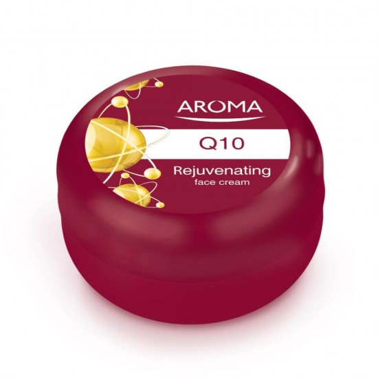 Crema de Fata AROMA Anti Age Q10, 75 ml, Crema Hidratanta de Fata, Creme pentru Fata, Crema Hranitoare pentru Ten Crema de Fata Anti Age, Crema Fata cu Q10, Crema de Fata Anti Rid