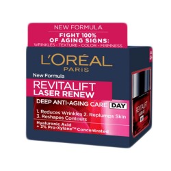Crema Antirid de Zi L'Oreal Paris Revitalift Laser Renew, 50 ml, Crema Hidratanta pentru Fata, Crema Antirid Loreal Laser Renew, Crema Revitalift Laser Renew, Crema de Fata Antirid, Crema de Zi Antirid, Creme Antiriduri Loreal