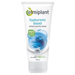 Crema Reparatoare Maini Elmiplant Hyaluronic Boost, 100 ml, Elmiplant Creme pentru Maini cu Acid Hialuronic, Crema Reparatoare pentru Ingrijirea Mainilor, Crema Hidratanta pentru Maini, Elmiplant Creme de Maini, Crema Maini pentru Piele Uscata