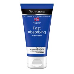 Crema de Maini Neutrogena Fast Absorbing, 75 ml, Neutrogena Creme de Maini, Crema Hidratanta pentru Maini Aspre, Neutrogena Crema Hidratanta de Maini Crapate, Crema Hranitoare pentru Piele Uscata, Neutrogena Crema Protectie Piele Uscata