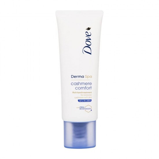 Crema de Maini Dove 75 ml, DermaSpa Cashmere Comfort, Crema de Maini cu Efect de Vindecare, Crema de Maini pentru Piele Foarte Uscata, Crema de Maini Piele Uscata, Crema pentru Maini Uscate, Crema de Maini Hidratanta, Crema Hidratare Maini
