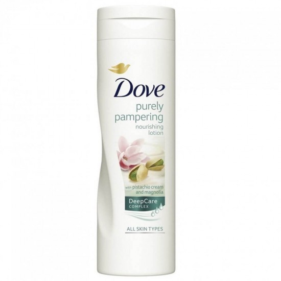 Lotiune Corp DOVE Pampering, 400 ml, cu Extract de Fistic si Magnolie, Lotiuni de Corp Dove, Lotiuni de Corp, Lotiune pentru Corp, Lotiune Ingrijire Corp, Lotiune Hidratanta, Lotiune pentru Hidratare, Lotiune pentru Piele Uscata si Sensibila