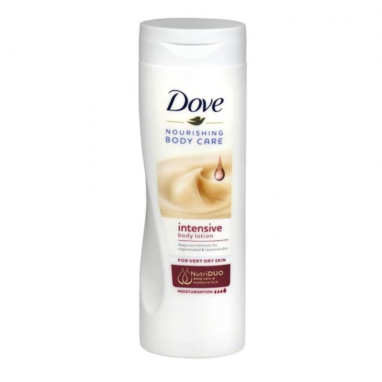 Lotiune Corp DOVE Intensive Body Lotion, 400 ml, pentru Piele Uscata, Lotiuni de Corp, Lotiune pentru Corp, Lotiune Ingrijire Corp, Lotiune Hidratanta, Lotiune pentru Hidratare, Lotiune pentru Piele Uscata si Sensibila