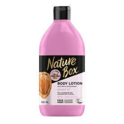 Lapte de Corp NATURE BOX Almond Oil, 385 ml, Ulei Presat la Rece din Migdale, Lapte de Corp NATURE BOX, Lapte de Corp cu Extracte Naturale, Lapte de Corp Fara Parabeni, Lapte de Corp Hidratant, Lapte de Corp cu Ingrediente Naturale