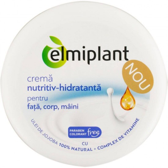Crema Nutritiv Hidratanta Elmiplant, 75 ml, Hidratare pentru Fata, Corp si Maini, Creme fara Parabeni pentru Maini, Fata si Corp, Elmiplant Crema pentru Fata si Corp, Creme Hidratante Elmiplant, Crema Nutritiva pentru Fata si Corp